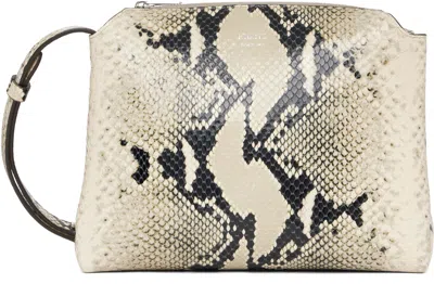 Khaite Off-white & Black Lina Crossbody Bag In Neutral