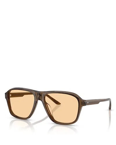 Khaite Oliver Peoples X  Aviator Eyeglasses, 56mm In Brown