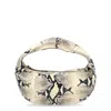 Khaite Olivia Medium Snake-effect Leather Top Handle Bag In Multi