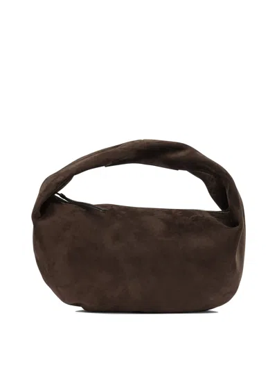 Khaite "olivia Hobo" Medium Handbag In Brown