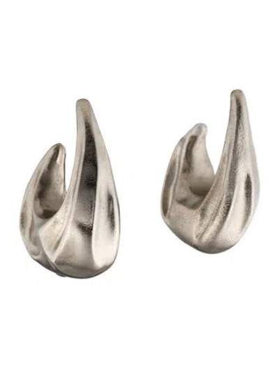 Pre-owned Khaite 'olivia' Hoop Earrings In Multi