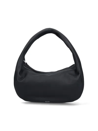 Khaite 'olivia' Medium Hobo Bag In Black  