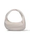 Khaite Womens Olivia Hobo Medium Leather Shoulder Bag Dark Ivory In Cream