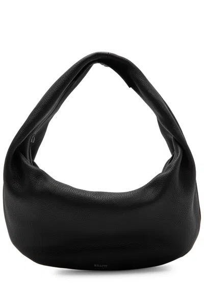 Khaite Olivia Medium Leather Top Handle Bag In Burgundy