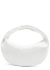 Khaite Olivia Medium Leather Top Handle Bag In White