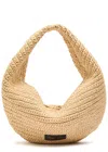 Khaite Olivia Medium Raffia Shoulder Bag