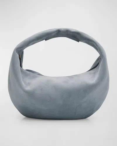 Khaite Olivia Medium Suede Hobo Bag