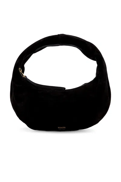 Khaite Olivia Mini Hobo Bag In Black