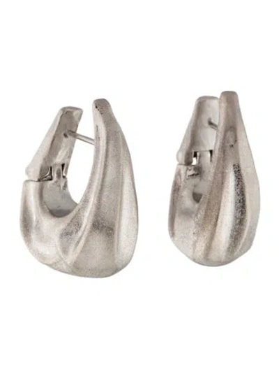 Pre-owned Khaite Olivia Small Hoop Earrings In Multi