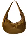 Khaite Olivia Sport Xl Nylon & Leather Hobo Bag In Brown