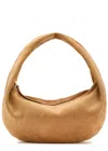 Khaite Medium Olivia Hobo Bag Wheat Suede In Brown