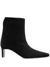 Khaite Refined Mini Ankle Boots With Sleek Blade Heel