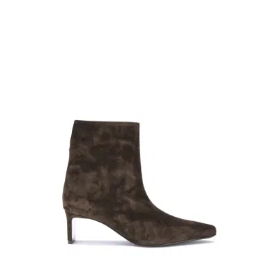 Khaite Ona Ankle Boots In Black
