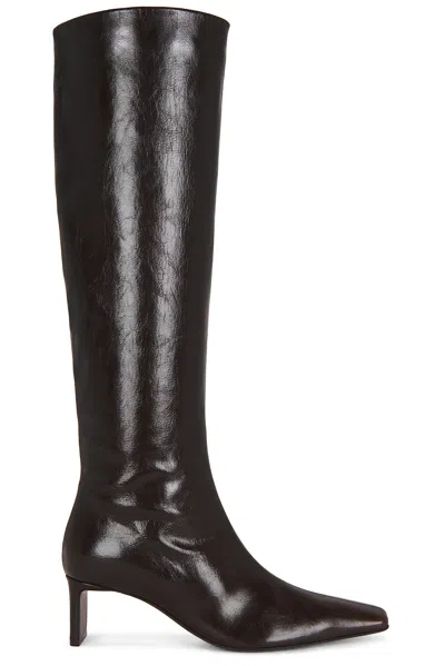 Khaite Ona Knee High 55 Boot In Black