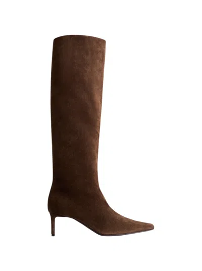 KHAITE KHAITE ONA KNEE HIGH BOOT EBANO