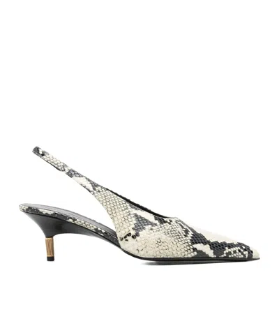 Khaite Open-toe High-heeled Sandals In Gray