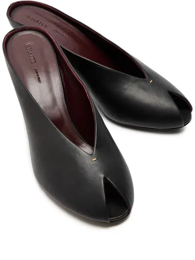 Khaite Open-toe Sandals In Black