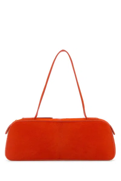 Khaite Orange Calf Hair Simona Shoulder Bag