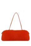 Khaite Orange Calf Hair Simona Shoulder Bag In Orange