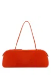 Khaite Orange Calf Hair Simona Shoulder Bag In Orange