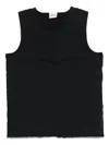 Khaite Oberteil Aus Bio-baumwolle In Black