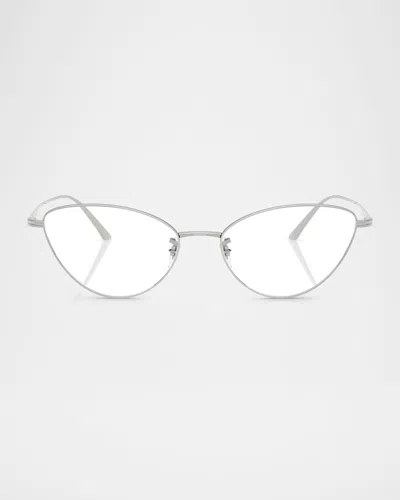 Khaite Ov1328 Metal Butterfly Optical Frames In Green
