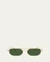 Khaite Ov1351s Pillow Sunglasses In Gold