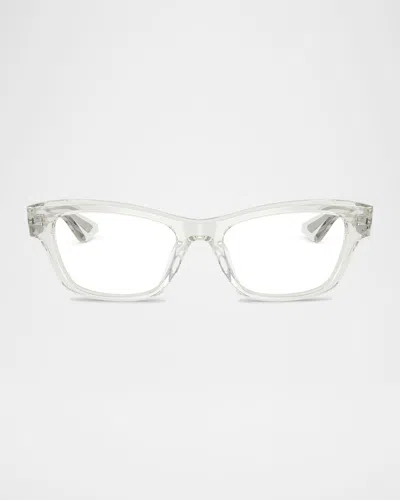 Khaite Ov5585u Acetate Pillow Sunglasses In Orange
