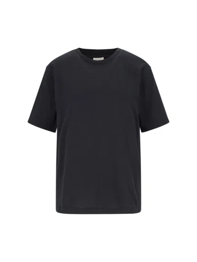 Khaite Oversized Cotton T-shirt In Black