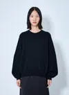 Khaite Oversized Wool-blend Sweater In Black