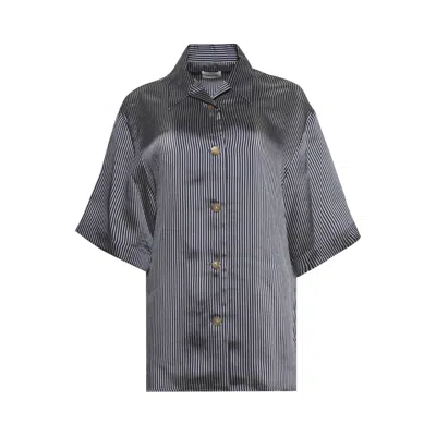 Pre-owned Khaite Owen Top 'navy/white' | Blue | Women's Size 4