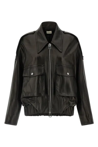 Khaite 'owey' Jacket In Brown