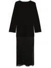 Khaite Paley Maxi Dress - Women's - Polyamide/polyester/viscose/elastane