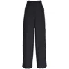 Khaite Waistband Loop Casual Pants In Black