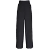 Khaite Waistband Loop Casual Pants In Black