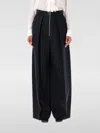 Khaite Marine Pleated Pants With In Schwarz