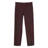 Khaite Pants Purple In Brown
