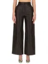 Khaite Pants The Caiton In Brown