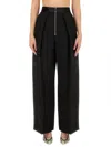 Khaite Marnie High-waisted Wide-leg Trousers