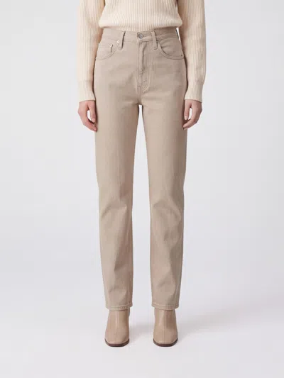 Khaite Pants Woman Color Ivory In Neutral