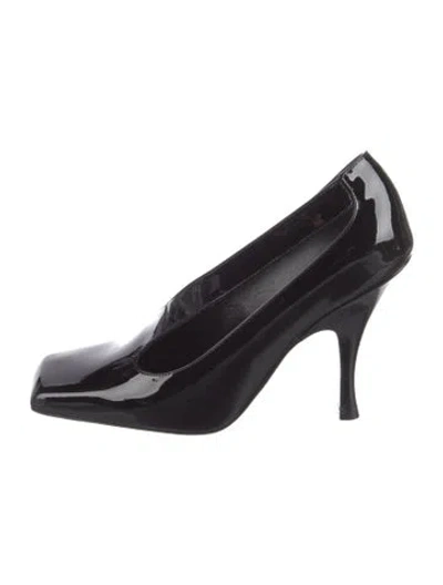Pre-owned Khaite Patent Leather Pumps In Black