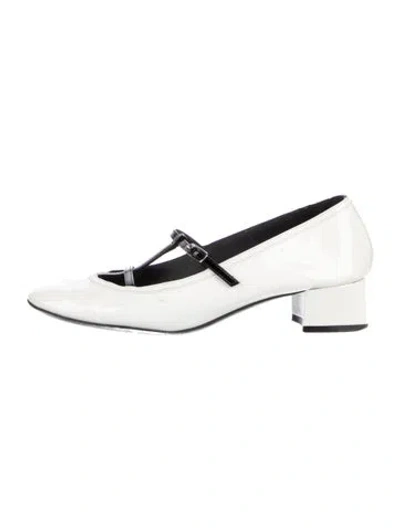 Pre-owned Khaite Patent Leather Pumps In White