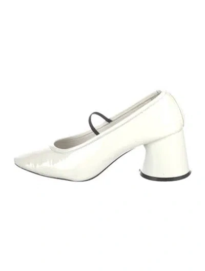 Pre-owned Khaite Patent Leather Pumps In White