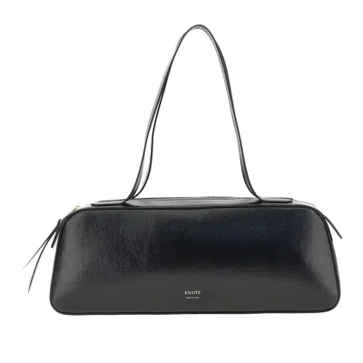 Khaite Patent Leather 'simona' Bag In Black
