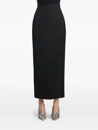 Khaite Pencil Skirt In Black