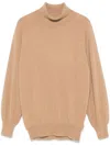 Khaite Light Brown Percy Cashmere Sweater