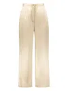 Khaite Pheadra Wide Leg Trousers In 中性色