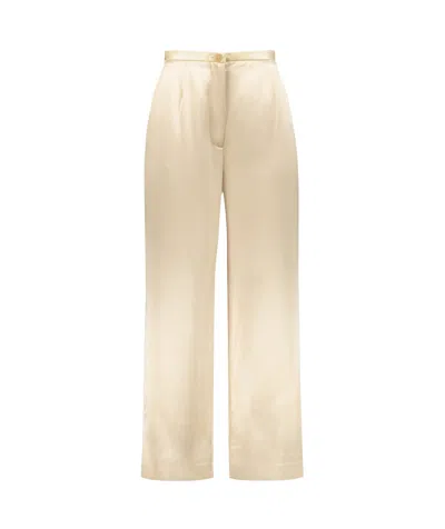 Khaite Pheadra Trousers In Nude