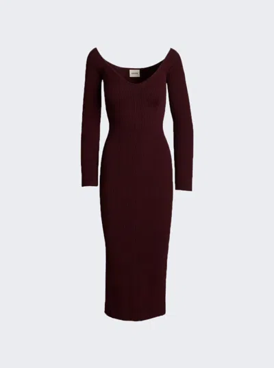 Khaite Pia Dress In Multi