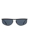 Khaite Pilot-frame Sunglasses In Black